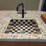 Tegeltjesbak ondergebouwd in Diggels blad