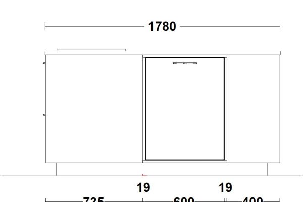 zijde 1 eiland achter